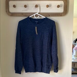 Men's JCREW navy crew neck sweater